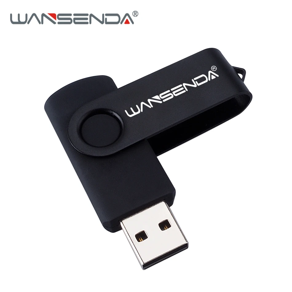 WANSENDA USB флеш накопитель Вращающаяся ручка 8 ГБ 16 32 64 128 256 ГБ|USB флэш-накопители| |