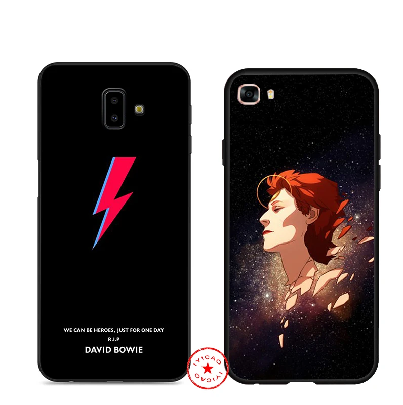 Дэвида Боуи мягкий чехол для samsung Galaxy J8 J6 J4 A2 Core 2018 Plus Prime |