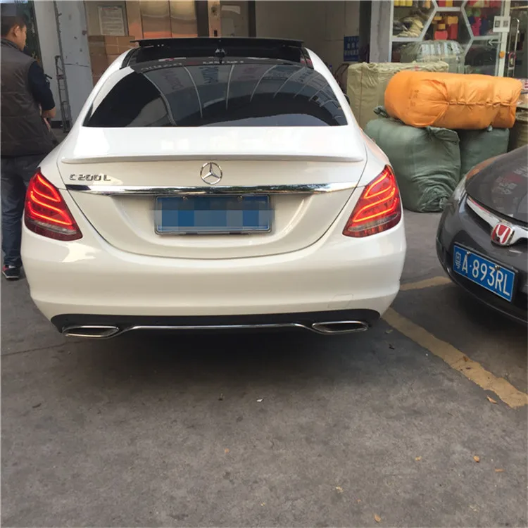 Спойлер для Mercedes Benz W205 2016-18 C180/C200/C230 C-класс высококачественный спойлер заднего