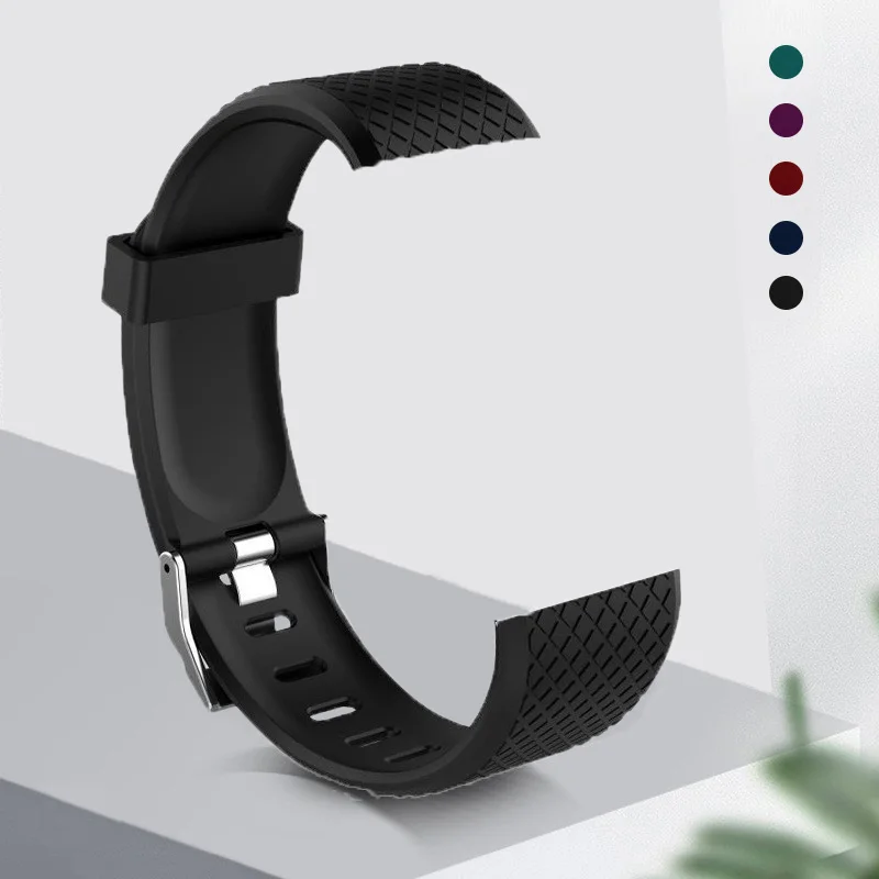 Силиконовый ремешок для часов удобный умных 116 plus спортивные