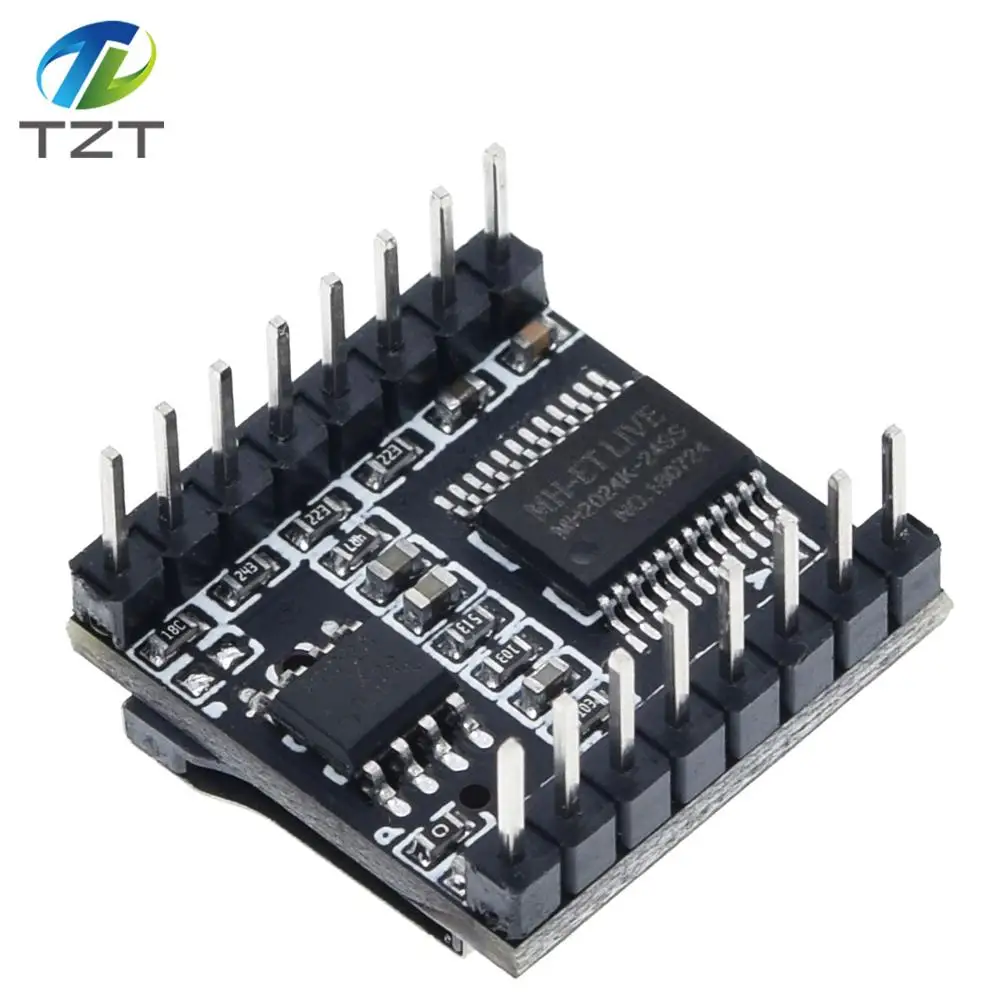 DFPlayer мини модуль MP3 плеера плата декодирования голоса Sup порт ing TF карта U Disk