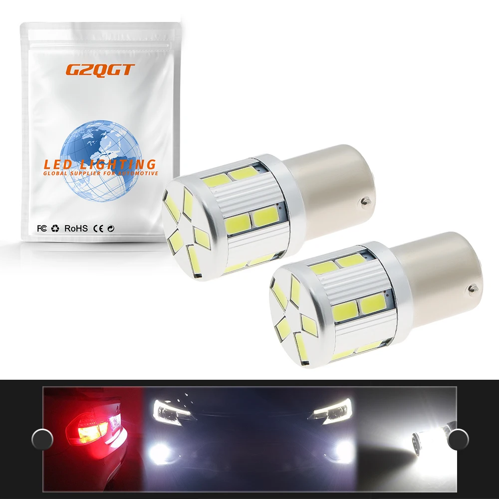 

10pcs1157 1156 5630 5730 BA15S P21W 27 Smd светодиодный автомобильный стробоскоп, мигающий фонарь, задний фонарь, красный, желтый, белый, 12 В