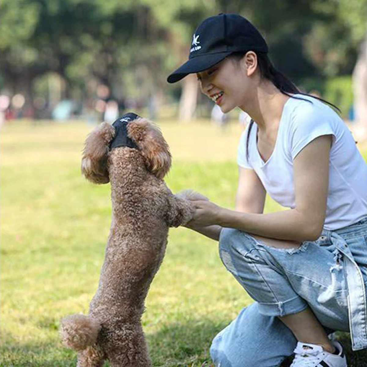 2 шт./компл. бейсболка с надписью Dog Mom/Dad | Дом и сад