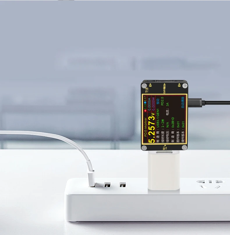 Приложение 3,0 HD цветной TFT USB Тестер dc Цифровой вольтметр Амперметр voltimetro power bank Напряжение вольтметр измеритель Электрический доктор
