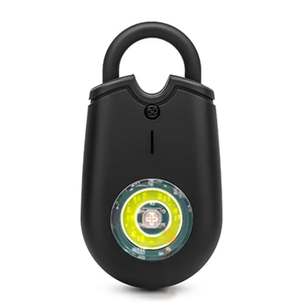 

Охранная сирена для самообороны для женщин, брелок со светодиодный светильник кой, личная самосигнализация