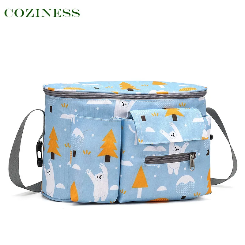 

COZINESS Mommy Diaper Bag Baby Stroller Bag Multifunctional Outing Bags Waterproof Convenient Storage Bag Factory Wholesale