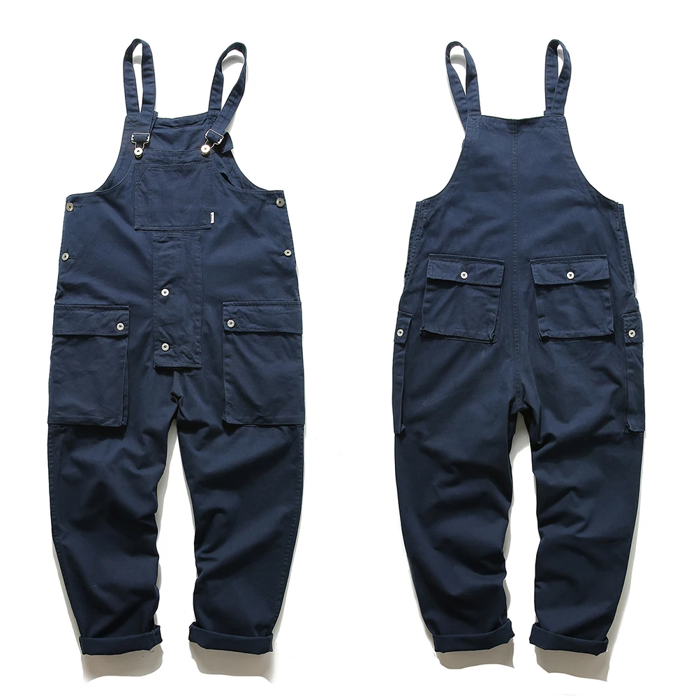 

Casual overalls overalls trousers workers overalls loose suspenders jeans men/women pants