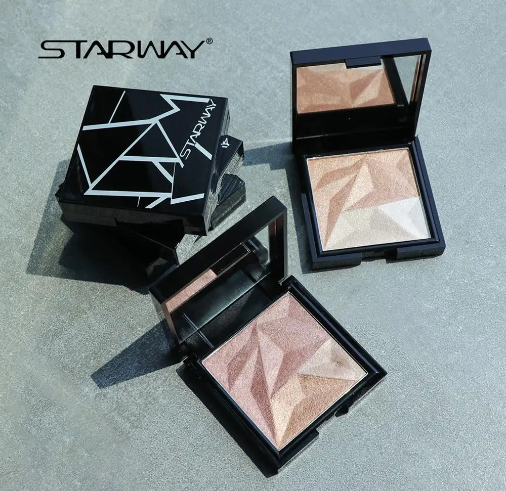 STARWAY 6 в 1 частичная палитра макияж мульти контур силуэт бронзатор прессованный