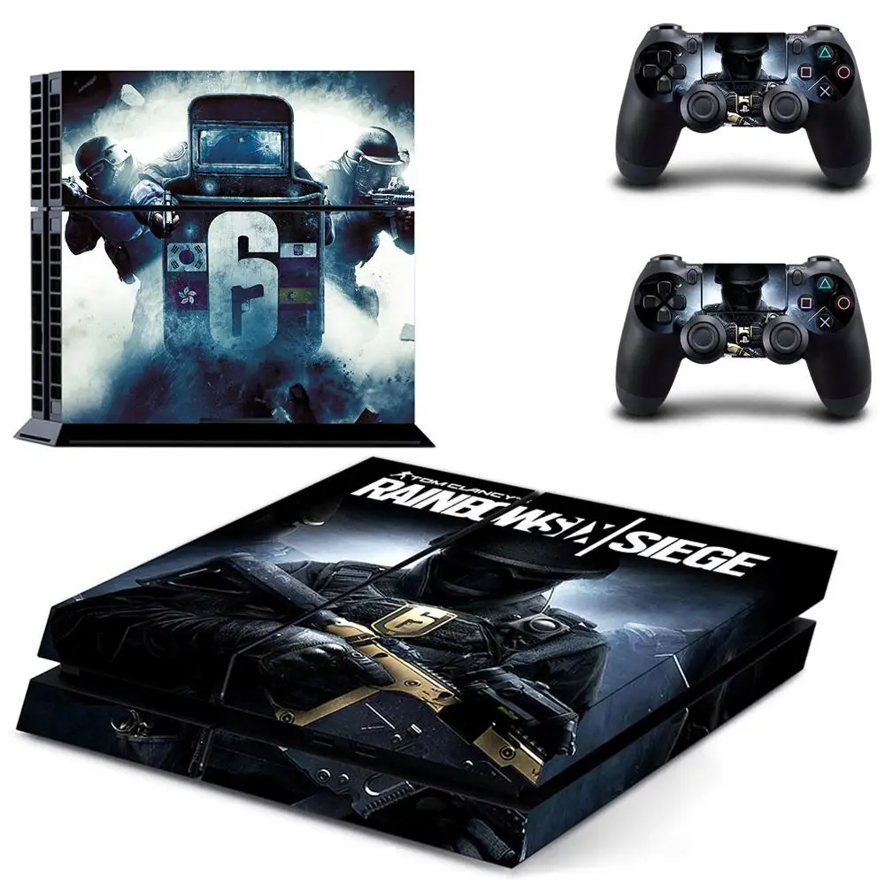Tom Clancy's Rainbow Six Siege PS4 наклейка s Play station 4 наклейки для кожи наклейки для playstation 4 PS4 консоли и контроллера Skins