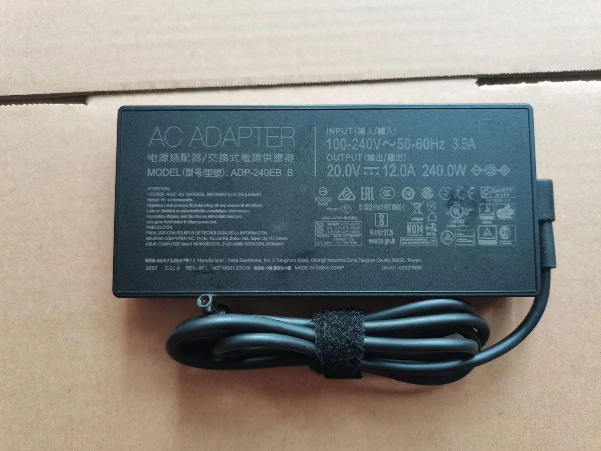 

OEM Slim 20.0V 12.0A 240.0W A20-240P1A ADP-240EB B 6.0mm AC Adapter For ASUS ROG Zephyrus Duo 15 SE GX551QR-XS98 Genuine Puryuan