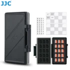 Чехол-Кошелек JJC с 30 слотами для карт памяти, органайзер для Micro SD SDHC Micro SDXC TF карточка MSD, защитный футляр для хранения