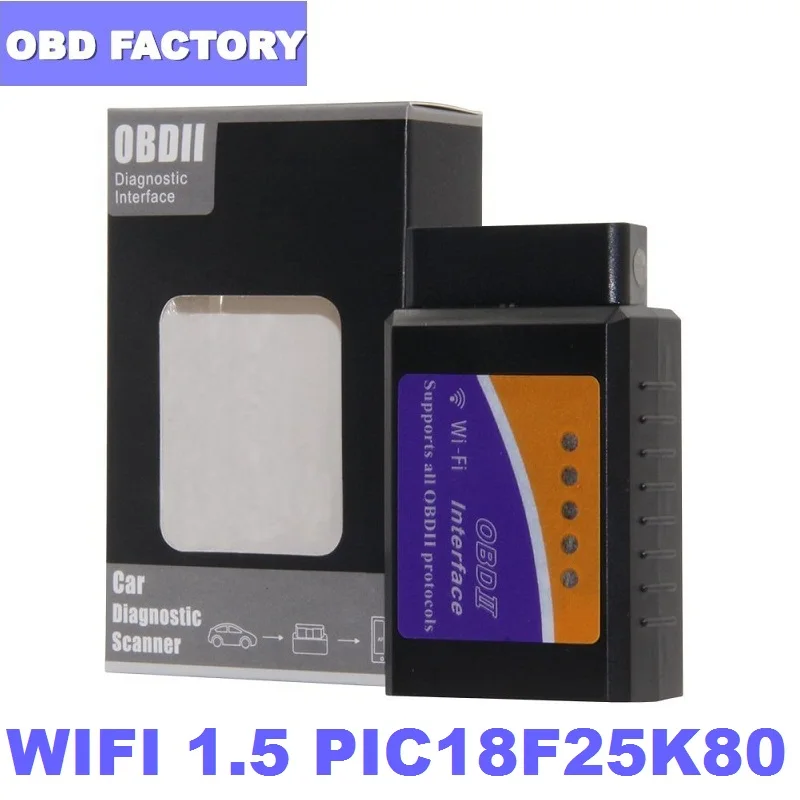 ELM 327 Bluetooth OBD2 сканер ELM327 адаптер V1.5 PIC18F25K80 BT 1 5 с переключателем питания для