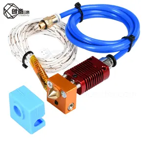 3d printer parts cr10 hotend extruder kit 12v24v 50w for ender3 cr10 printer 1 75mm 0 4mm nozzle j head heated block parts free global shipping