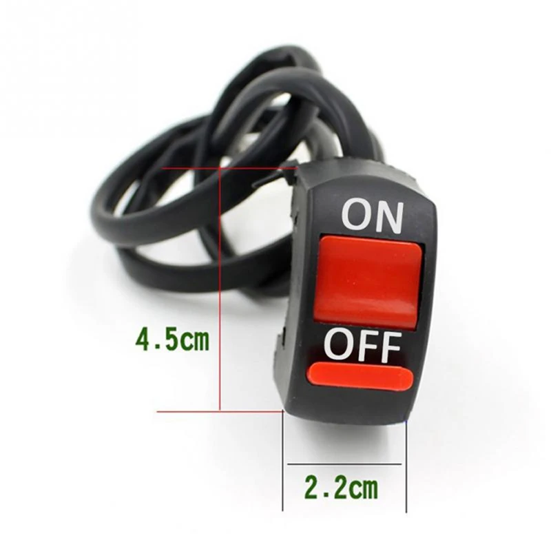 Universal 12V Motorcycle Handlebar Accident Hazard Light Switch On/Off Button | Автомобили и мотоциклы