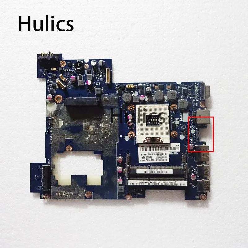 Hulics Оригинал для Lenovo G570 Материнская плата ноутбука PIWG2 LA 675AP REV 1 0 материнская DDR3