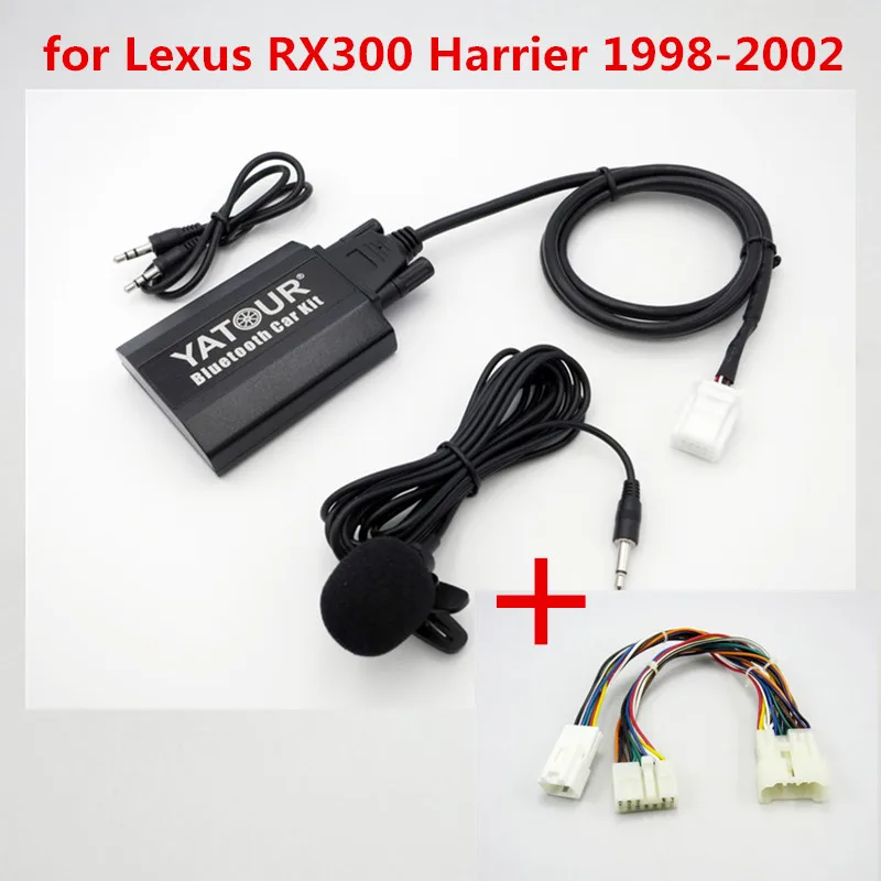 Автомобильный аудиокомплект Yatour Bluetooth для Lexu RX 300 Toyota Harrier 1998 2002 AUX MP3