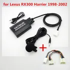 Автомобильный аудиокомплект Yatour Bluetooth для Lexu RX 300 Toyota Harrier 1998-2002 Bluetooth AUX Автомобильный MP3 переходник