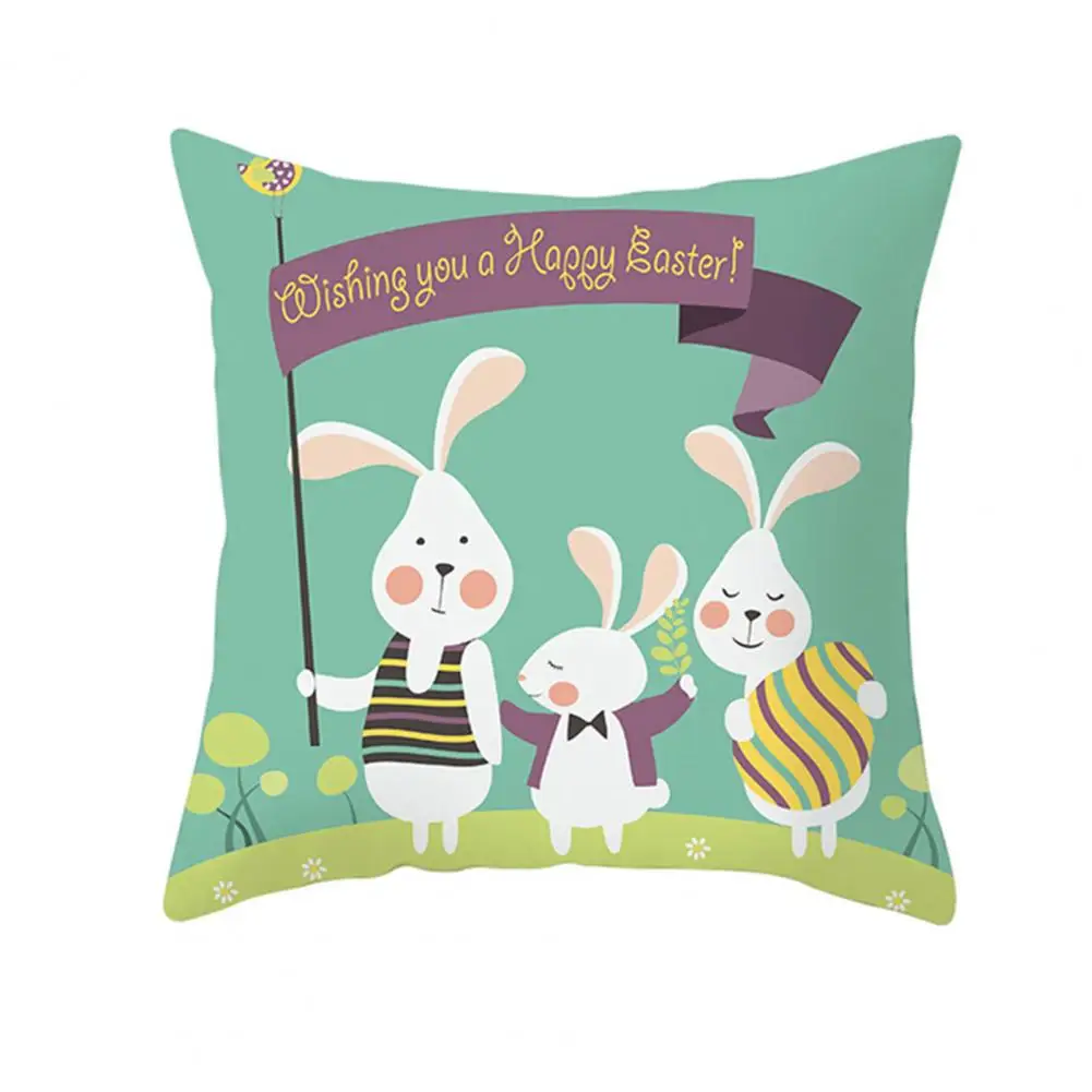 

Easter Series Print Pillow Case Sofa Cushion Office Gift Sofa Bedding Supplies