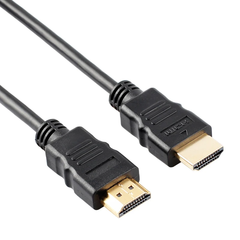 Реальный ТВ HDMI кабель черный высокая чистота бескислородная медь штекер-штекер