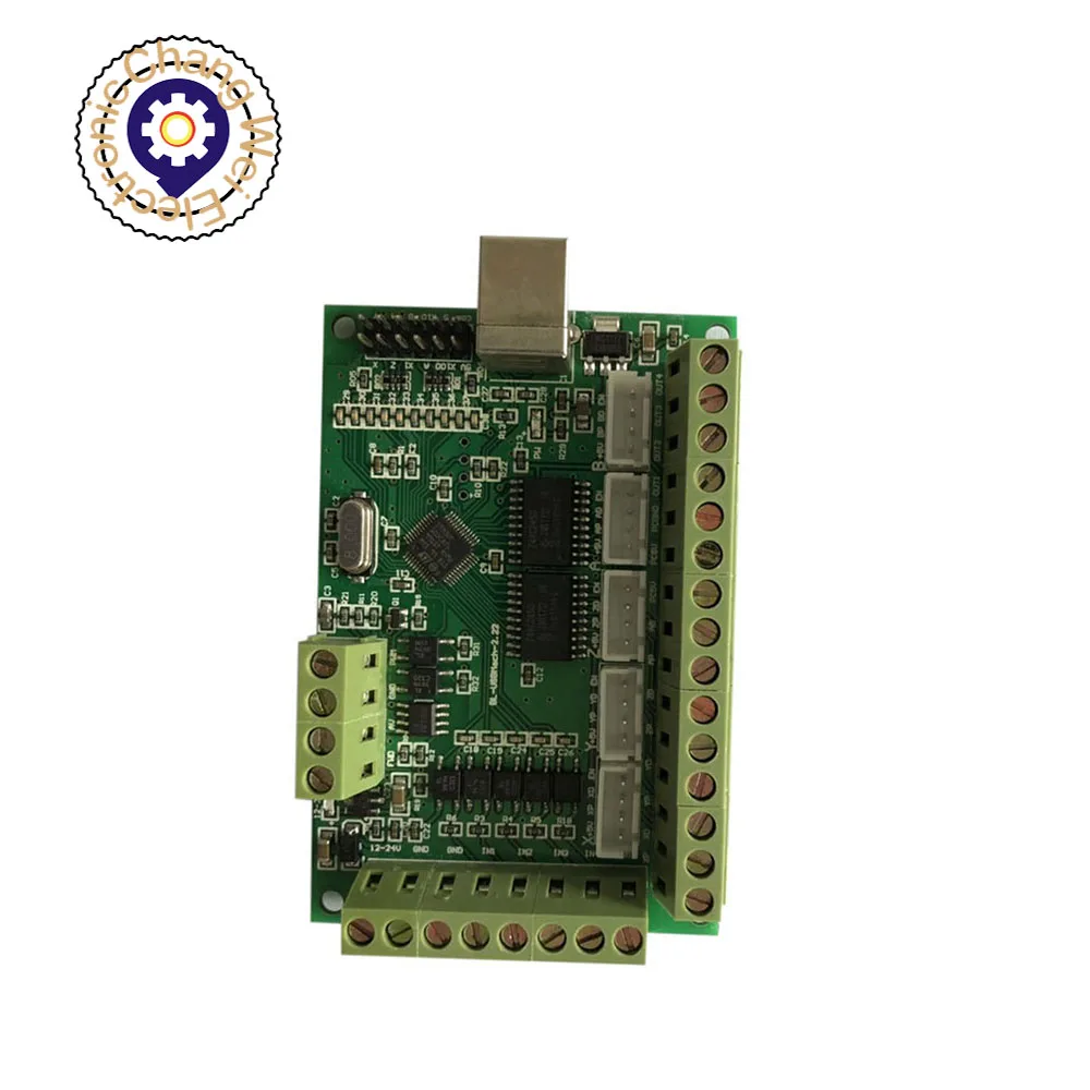 USB-интерфейсная плата MACH 3 Green 5 Axis100Khz CNC карта управления движением для