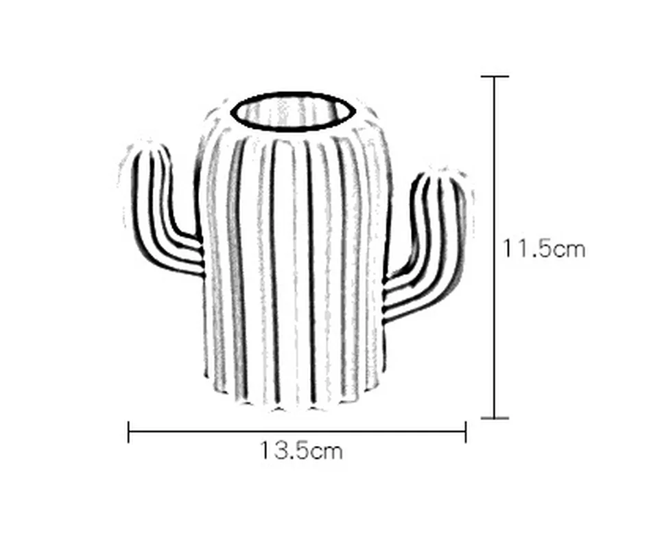 Настольный органайзер С КАКТУСОМ креативный для настольная подставка ручек