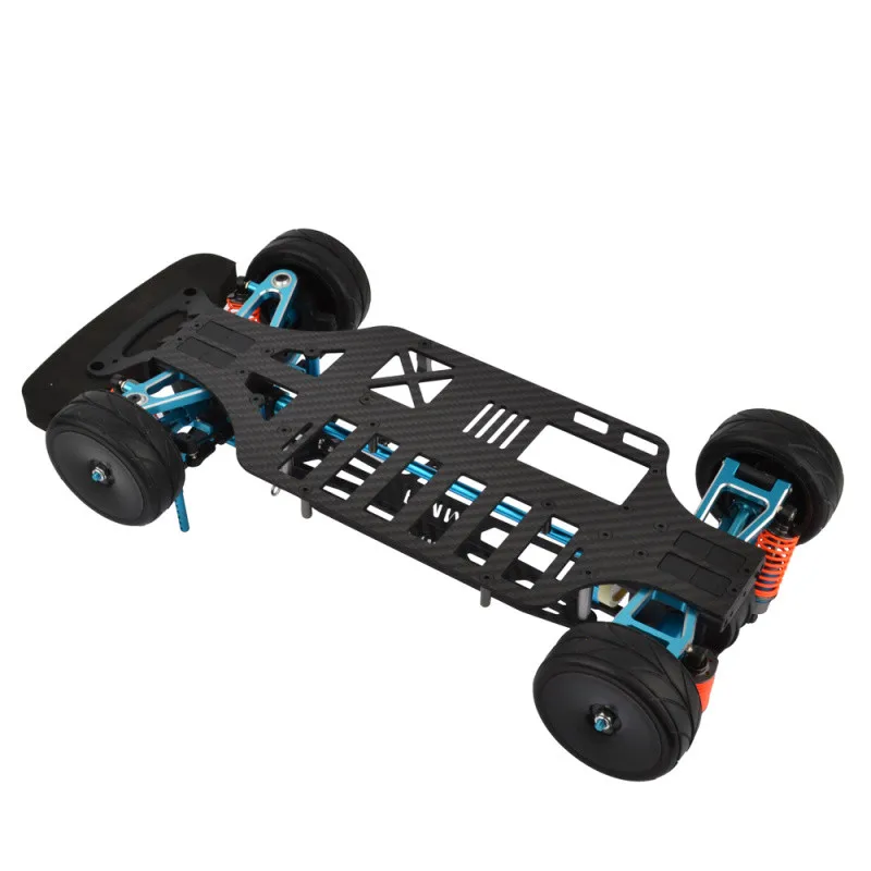 1:10 плоский металлический каркас TT01 TGS обновление карбоновое волокно шасси ЧПУ