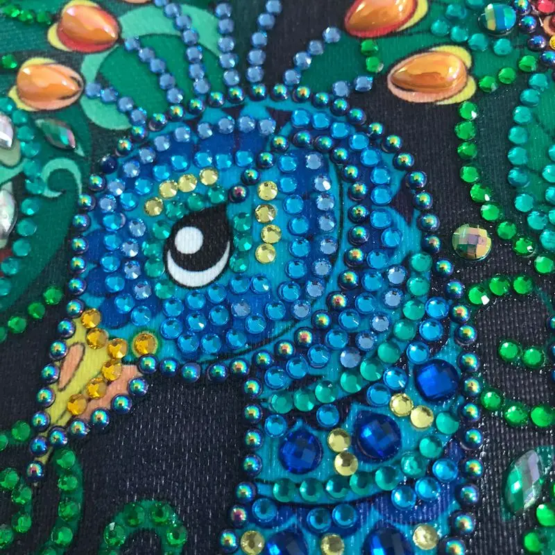 

N7MD Peacock 5D DIY Special Diamond Painting Embroidery Drill Needlework Cross Craft Stitch Kit Home Decor