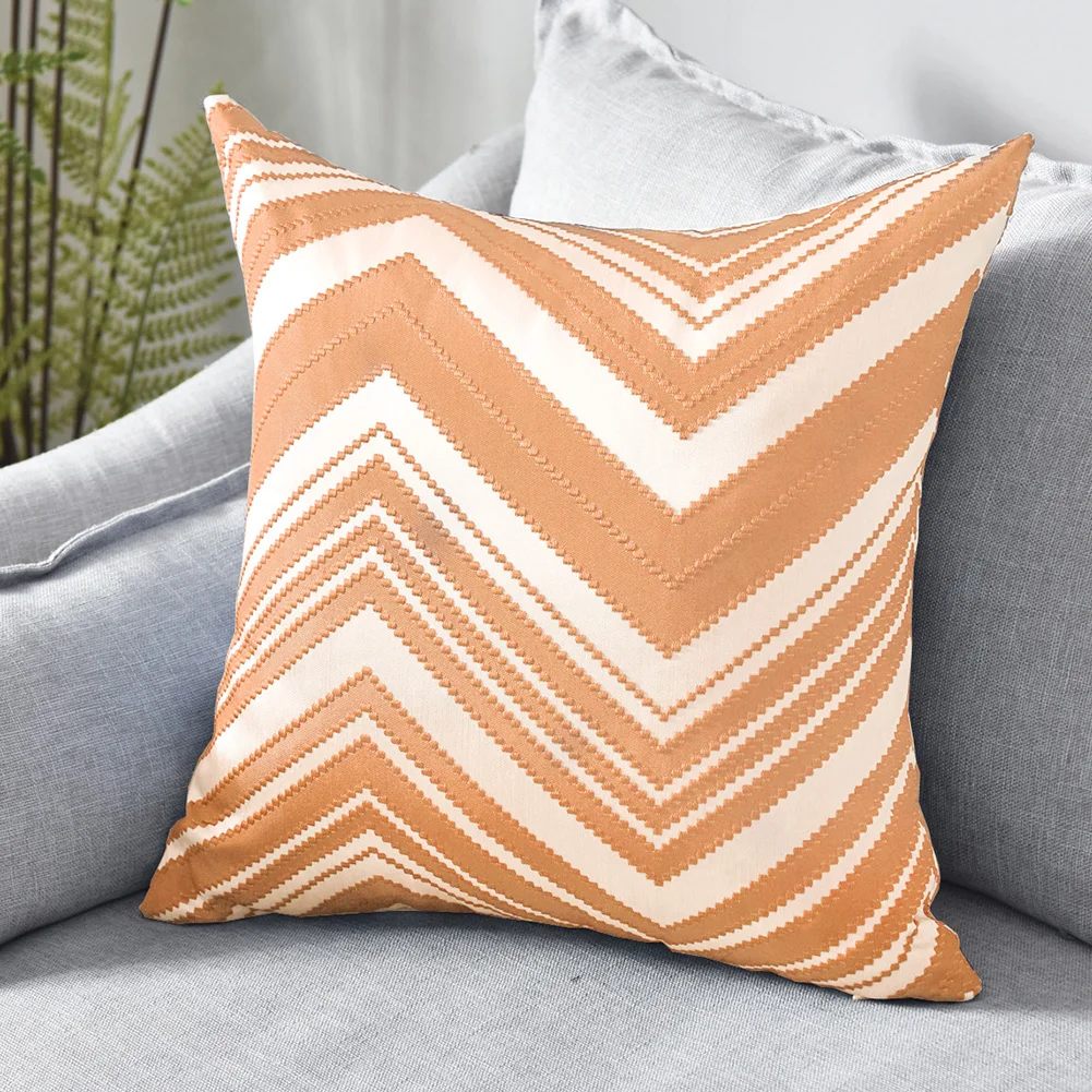 NAPEARL 1 Piece Elegant Pillow Cases Home Textile Living Room Sofa Decoration All Match Wavy Jacquard Modern Cushion Covers | Дом и сад