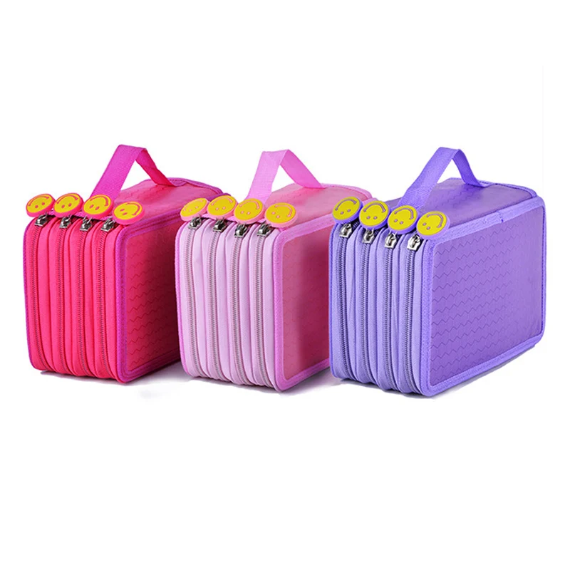 

72 Holes School Pencil Case for Girls Boys Pen Box Cute Large Cartridge Pencilcase Stationery Big Storage Bag Pencase Supplies