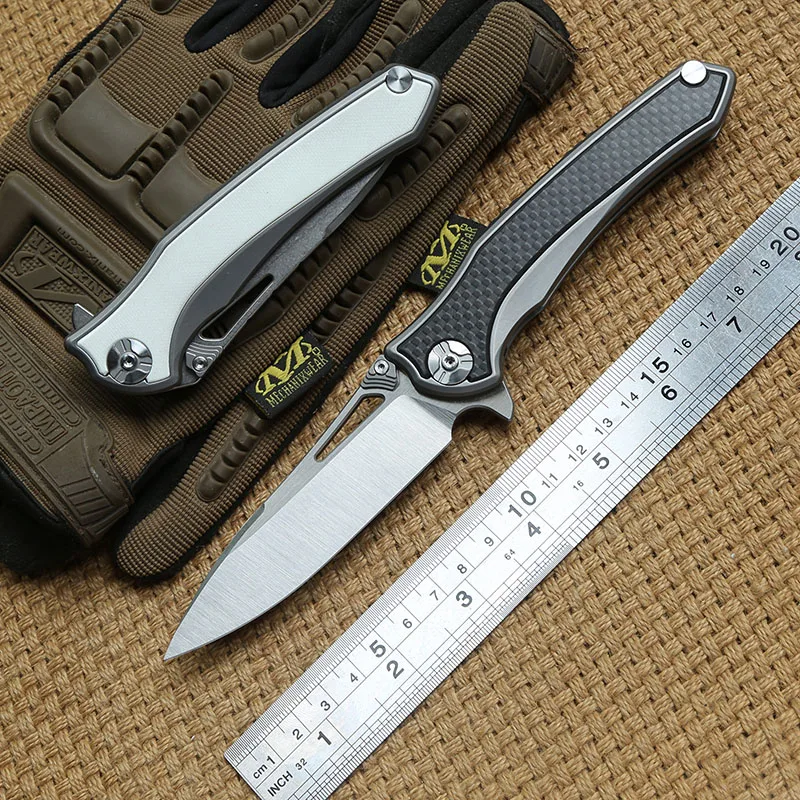 MAXACE янтарно k складной нож K110 лезвие мяч титановый подшипник Ручка Кемпинг Охота