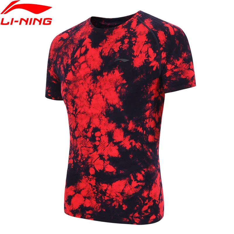 (Break Code) мужские профессиональные футболки для бадминтона Li Ning Спортивная