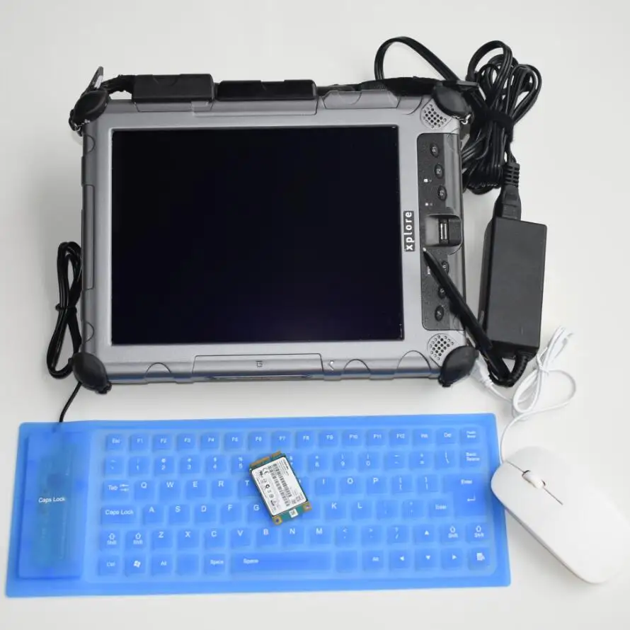 Автомобильный диагностический ноутбук xplore ix104 c5 tablet ( i7) компьютер с ssd