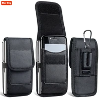 phone bag for xiaomi mi 11 pro ultra mi 10 lite note 10 poco m3 10s note 10 4g case belt clip holster oxford cloth card pouch