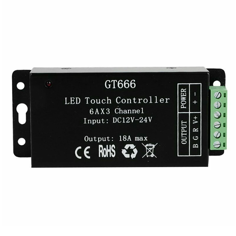 Светодиодный диммер с автоматическим отдыхом сенсорный светильник rgb контроллер