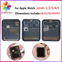 38mm42mm screen for iwatch series 7 4 series 5 6 lcd display screen for apple watch series 2 3 oem display touch screen 4044mm
