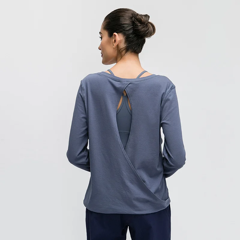 Свободные хлопковые женские рубашки с длинным рукавом Женские Дышащие Дамские