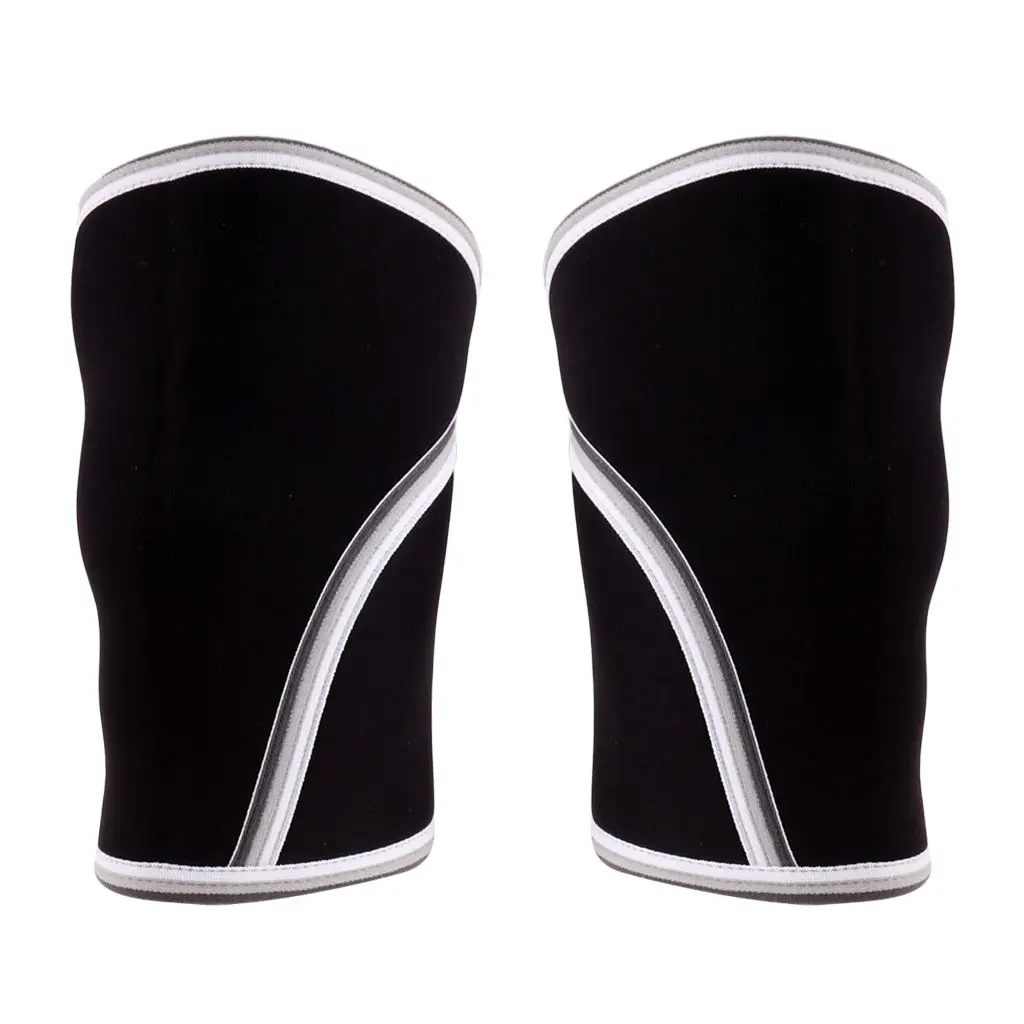 

Perfeclan 7 мм коленные рукава поддержка мощности Тяжелая атлетика коленный фиксатор