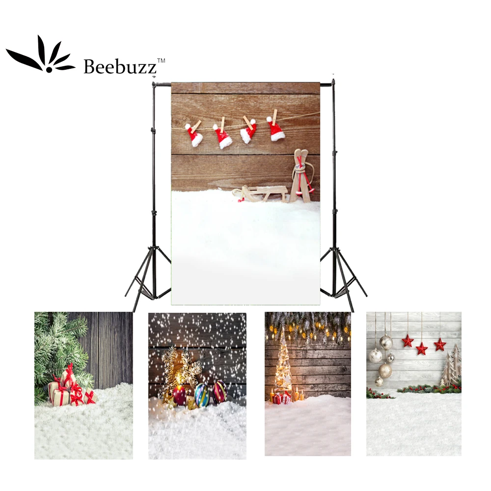 

Фон для студийной фотосъемки с изображением рождественской елки и огней