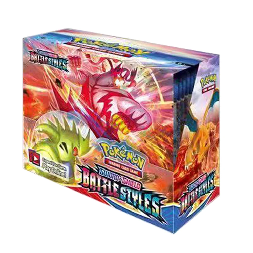 2021 Новинка 360 шт. случайный 1 коробка Pokemon TCG: сияющая судьба бустер карточка игра