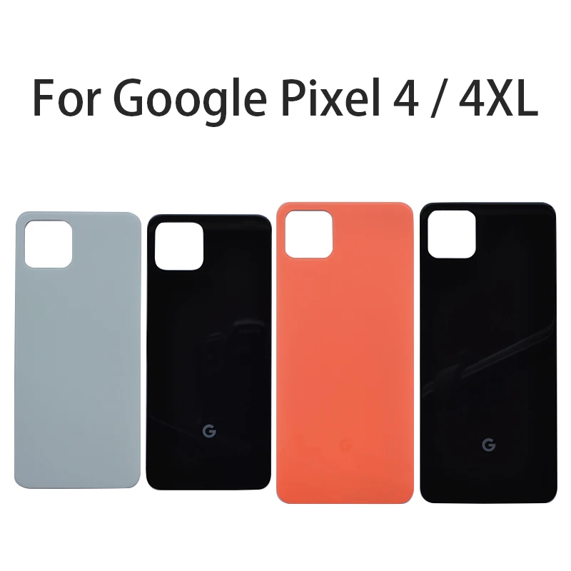 Стеклянная задняя крышка аккумулятора ZUCZUG для Google Pixel 4 4XL сменная деталь с клеем |