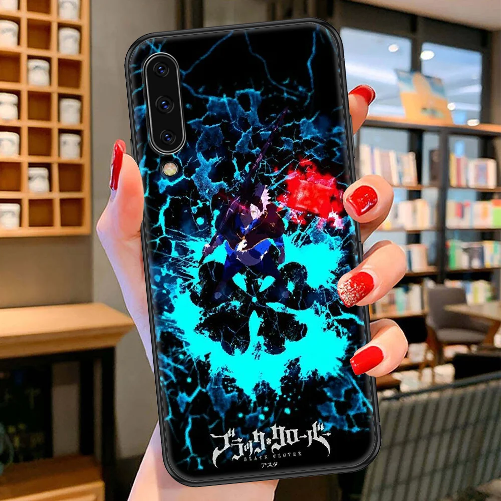 Чехол для телефона с аниме клевер Samsung Galaxy A 3 5 7 8 10 20 21 30 40 50 51 70 71 E S 2016 2018 4G |