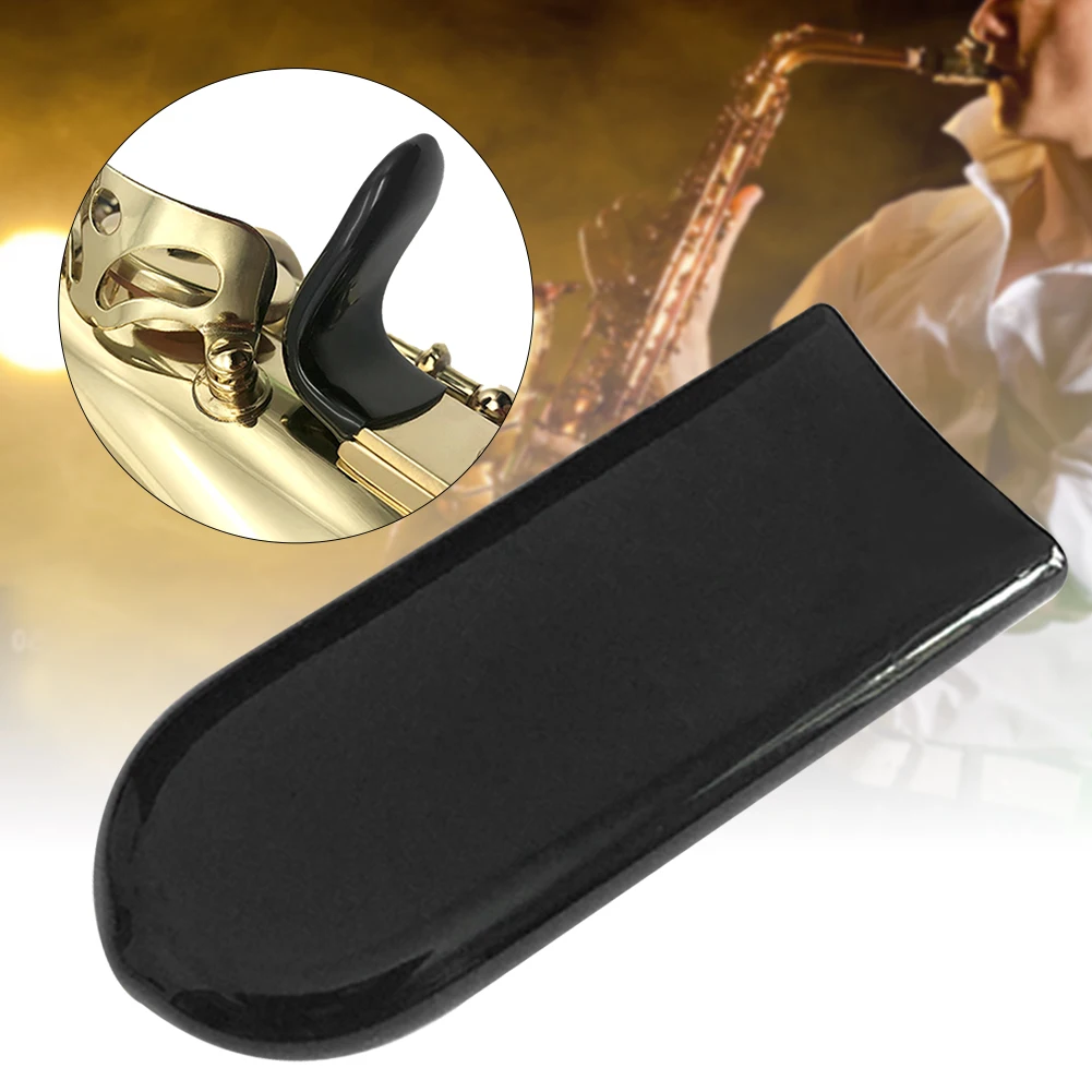 Thick Thumb Rest Cushion Instrument Part Black Saxophone Finger Pad Rubber Accessories Non Toxic Soprano Alto Tenor Universal | Спорт и