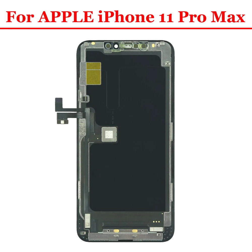 

ЖК-дисплей с сенсорным экраном и дигитайзером в сборе для iPhone 11 Pro Max, 100%