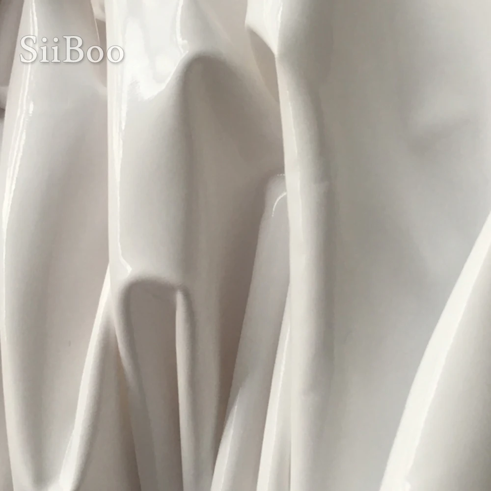 Ткань из искусственной кожи блестящая черная белая красная с блестящим узором