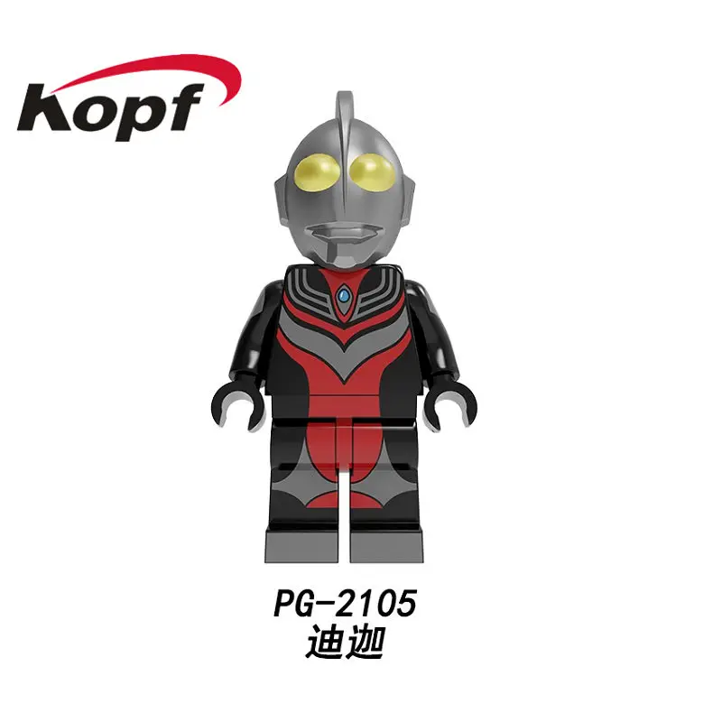 PG2105 Without Box Одиночная строительные блоки Ultraman Diga Altman Baltan Star Explosion пламя ткань фигурки для детей Коллекция игрушки PG8247 - Цвет: PG2105 Without Box