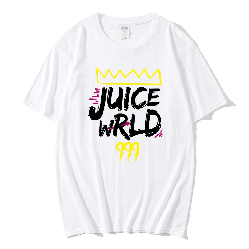 Футболка Rapper Juice WRLD с принтом эмо ловушка песня светлые мечты футболка в стиле хип