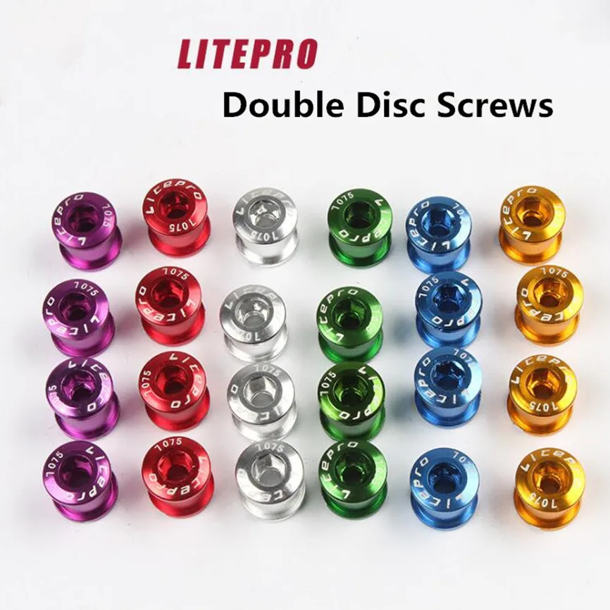 Litepro MTB Горный шоссейный велосипед 8 5 мм двойные винты для дисков шатуны болты