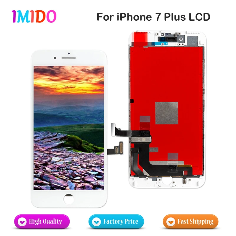 10Pcs Grade AAA+++ LCD Screen For iPhone 6 6S 7 8 Plus Display with 3D Touch Support ID Digitizer Assembly Replacement | Мобильные