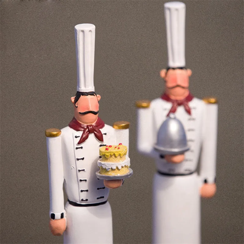 Статуэтка шеф-повара из смолы 30 см | Дом и сад