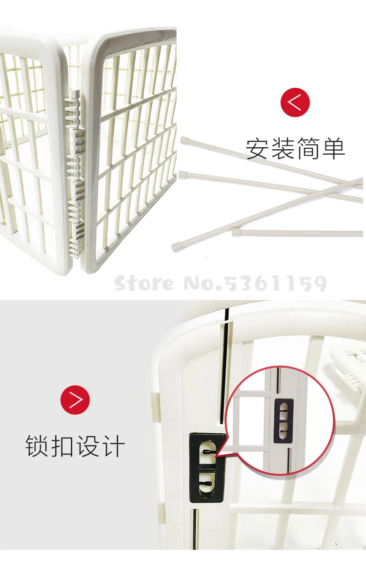 Pet Fence Dog Fence Fence Indoor Isolation Door Dog Cage Small Dog Medium Dog Teddy Kennel Cage